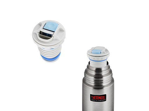 Термос из нерж. стали тм THERMOS FBB-1000GR 1.0L, серебристый - рис 9.