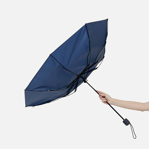 Зонт складной Basic, ver.2, темно-синий - рис 7.