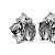 Серьги EMMA SS GREY Dyrberg Kern 450113 - миниатюра - рис 3.