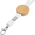 Шнурок для бейджа Tube Wood, белый - миниатюра - рис 4.