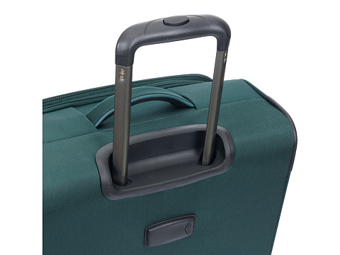 Чемодан TORBER СЕЙД, тёмно-зелёный, нейлон 600D, 48 х 26,5 х 78 см, 85 л - рис 5.