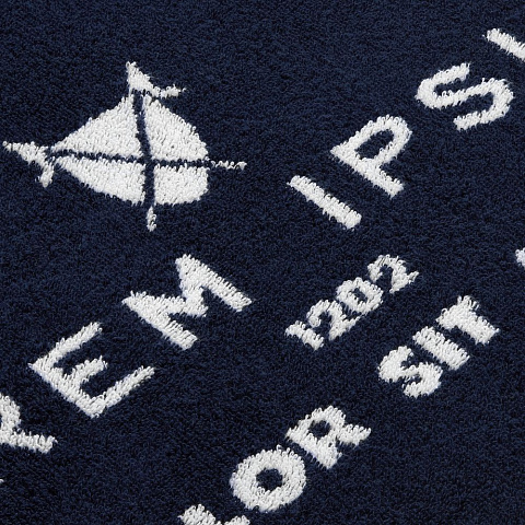 Полотенце на заказ Surpass с пестротканым логотипом, большое - рис 5.