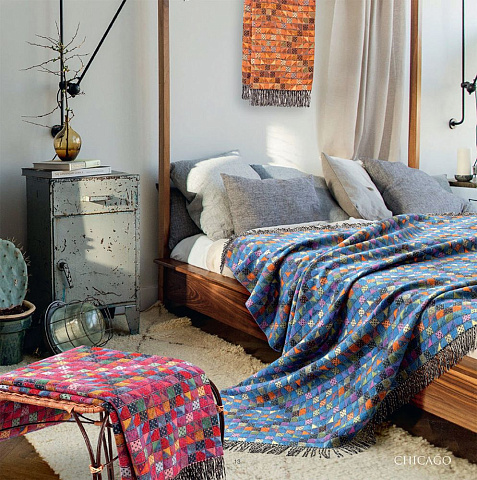 Плед Chicago, зеленый - рис 5.