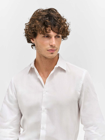 Рубашка мужская Bailey, голубая - рис 7.