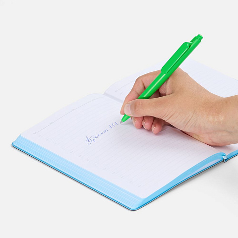 Ручка шариковая Prodir DS11 PMP, зеленая - рис 7.