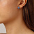 Пусеты DIA SG LIGHT SAPPHIRE Dyrberg Kern 440169 - миниатюра - рис 2.