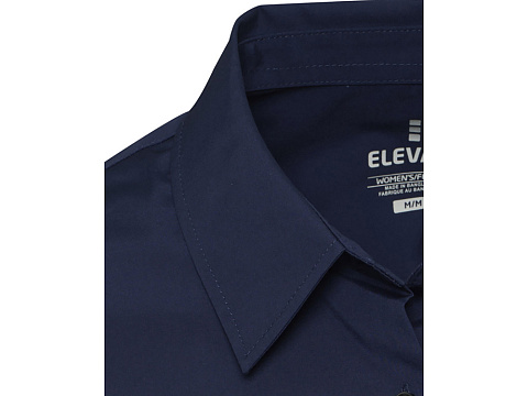 Carnelian женская рубашка из поплина - Navy Blue - рис 4.