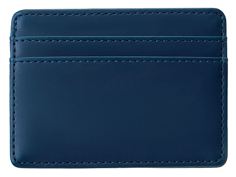 Картхолдер для двух карт и наличных денег с зажимом Crave, темно-синий - рис 2.