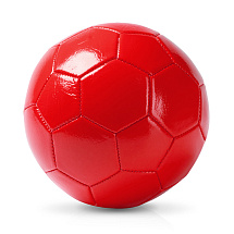 Футбольный мяч FABIO 1-го размера из искусственной кожи, красный