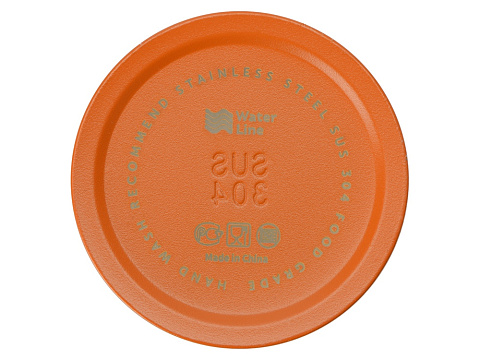 Бутылка для воды Supply Waterline, нерж сталь, 850 мл, оранжевый/черный - рис 10.