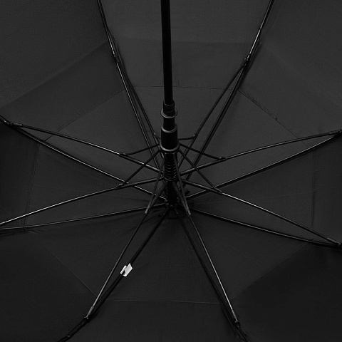 Зонт-трость Dome Double, черный - рис 4.