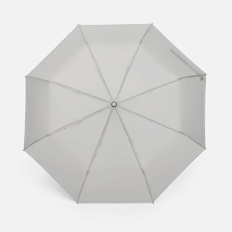 Зонт складной Cloudex, светло-серый - рис 3.