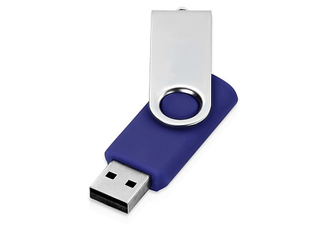 Флеш-карта USB 2.0 8 Gb Квебек, синий - рис 2.