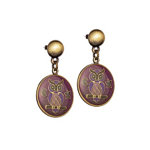 Серьги Сова Clara Bijoux A35533-23 V