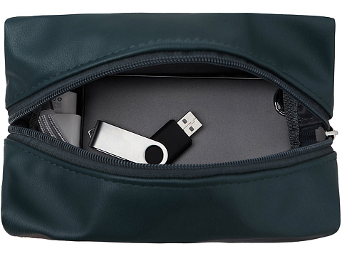 Органайзер для электроники и проводов Enio, темно-синий - рис 2.