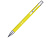 Шариковая ручка Moneta из переработанного алюминия (черные чернила) - Желтый - миниатюра