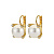 Серьги TANA SG WHITE PEARL Dyrberg Kern 450120 - миниатюра