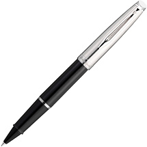 Ручка роллер Waterman  Embleme цвет BLACK CT, цвет чернил: черный