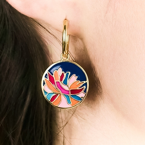 Серьги Fiore Luna AE13599-2 - рис 2.