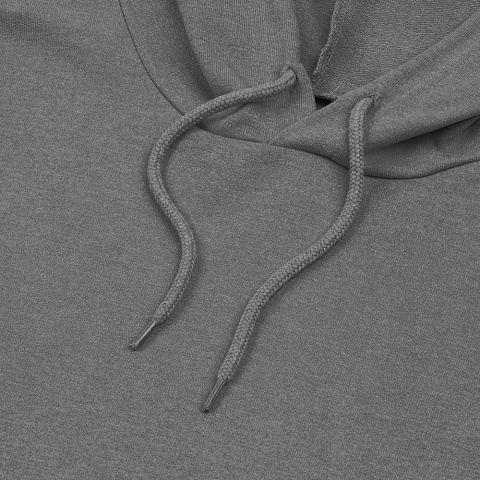 Толстовка с капюшоном унисекс Hoodie, серая (стальная) - рис 4.