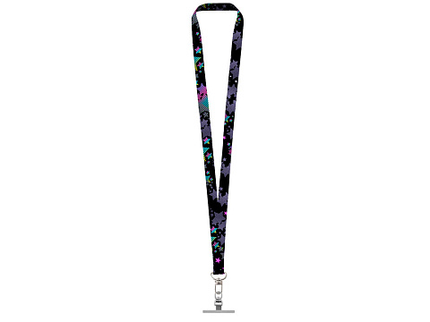 Ланъярд 2,5 см под сублимацию с трендовым карабином и металлическим держателем для телефона - рис 3.