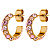 Серьги HEIDI SG LIGHT ROSE Dyrberg Kern 440166 - миниатюра - рис 4.