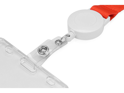 Ланьярд с ретрактором, красный - рис 3.