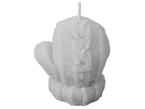 Свеча Рукавичка, серый