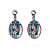 Серьги Незабудки Clara Bijoux A75773-3 G - миниатюра
