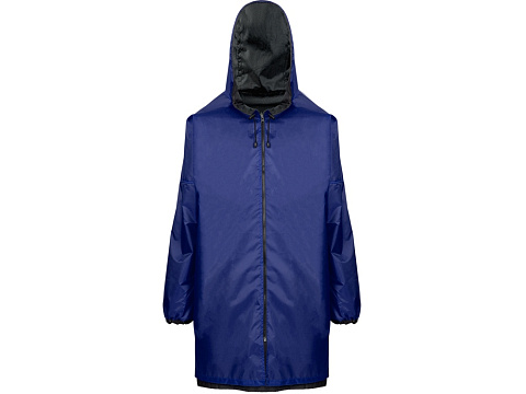 Дождевик Bi-color унисекс, синий классический/черный - рис 3.