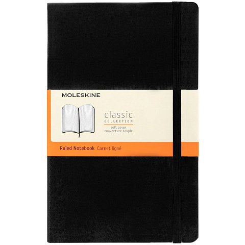 Записная книжка Moleskine Classic Large, в линейку, черная - рис 8.