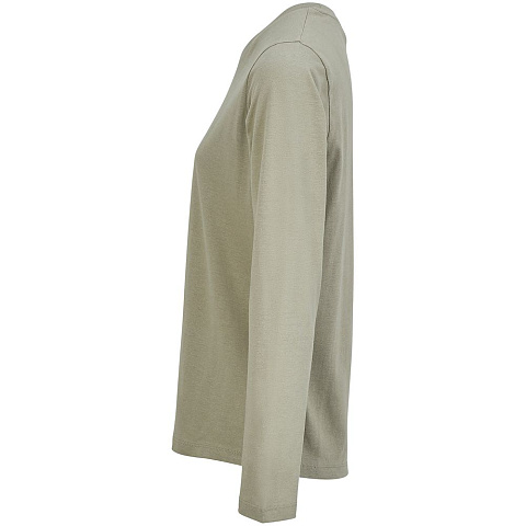 Футболка с длинным рукавом женская Monarch Women, хаки - рис 4.