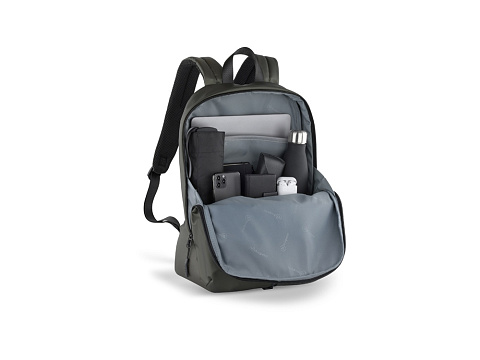 Рюкзак BUGATTI БЛАНК | BLANC 15'', оливковый, тарпаулин/полиэстер, 32х15,5х45 см - рис 5.