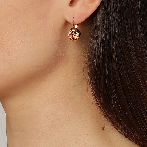 Серьги LOUISE SG PEACH Dyrberg Kern 420014 - рис 2.