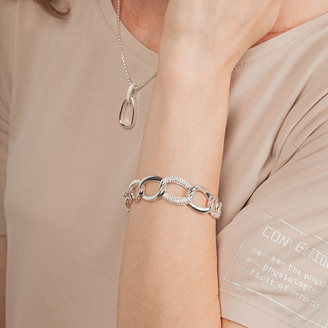Браслет the weave silver Mason CBH04967-03 S - рис 4.