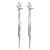Серьги Fiore Luna ABE30878-03 S - миниатюра - рис 3.