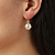 Серьги BEGONIA SG WHITE PEARL Dyrberg Kern 460040 - миниатюра - рис 2.