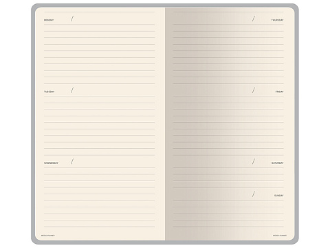 Еженедельник недатированный А6 Morandi. Пыльная роза с нашивкой, пыльно-розовый - рис 6.