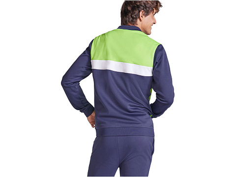 Спортивная куртка Leros унисекс, папоротниковый/синий нэйви - рис 6.