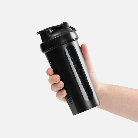 Спортивный шейкер Shake It Easy, черный - рис 6.