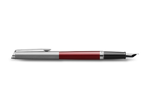 Перьевая ручка Waterman Hemisphere Entry Point Stainless Steel with Red Lacquer в подарочной упаковке - рис 5.