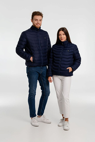 Куртка с подогревом Thermalli Chamonix, темно-синяя - рис 19.