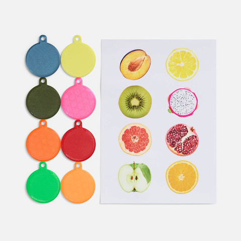 Подвеска Round, 3D-печать, хаки - рис 4.