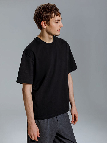 Футболка оверсайз Kangas, черная - рис 5.