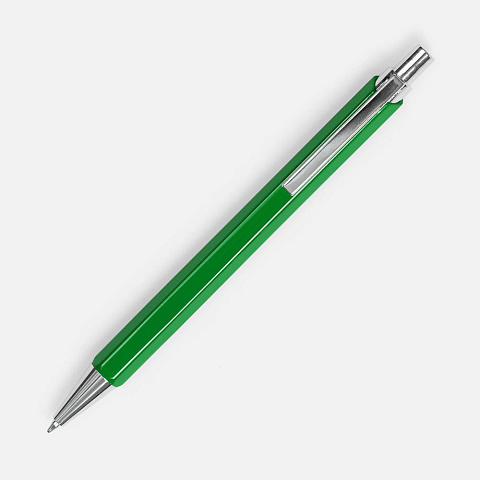 Ручка шариковая Alumno, зеленая - рис 3.