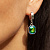 Серьги Virtual Green Fiore Luna *LE6115 S - миниатюра - рис 2.