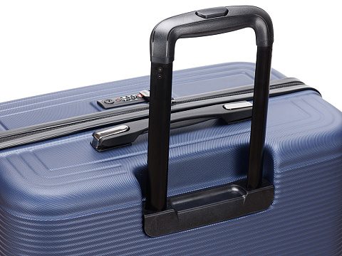 Чемодан TORBER ОНЕГА, синий, ABS-пластик, 79,5 х 51 х 29 см, 103 л - рис 6.