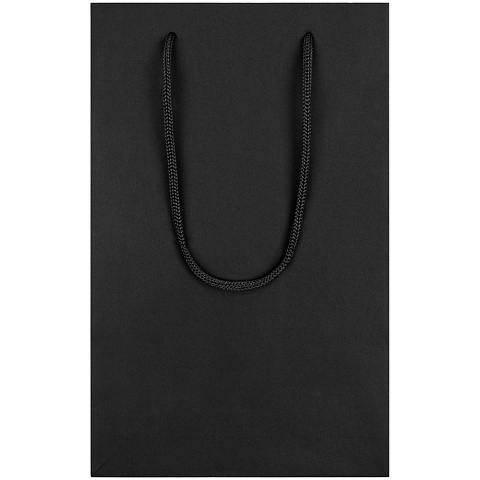 Пакет бумажный Waski S, черный - рис 3.