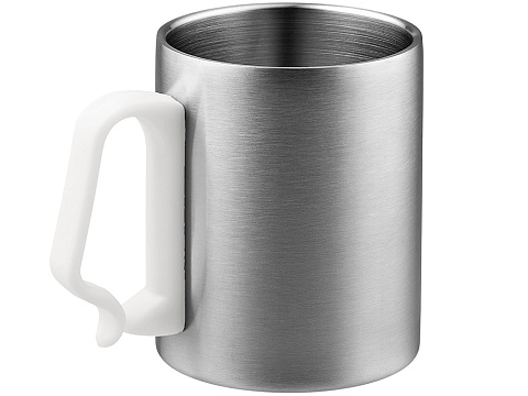 Стальная кружка с двойными стенками Climber Max, 450 мл, белый - рис 2.