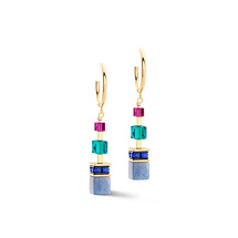 Пусеты Multicolour Gemstone Coeur de Lion 3039/21-1561